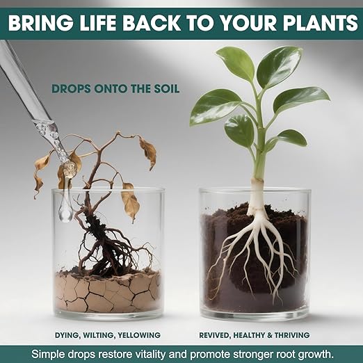 Root Drops – Liquid IBA Rooting Hormone for Cuttings | Speeds Up Propagation | Works in Water, Soil, Moss, LECA | for Indoor Houseplants Like Pothos, Monstera (4 oz)