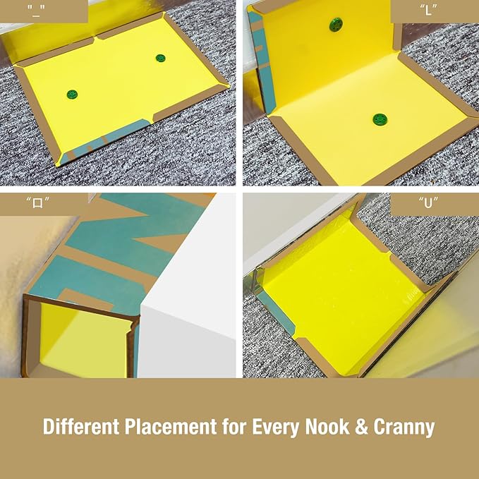 Mouse Trap Glue Board 13-Pack, 3X Faster Catch with Built-in Hazelnut Scent, Sticky Trap for Crawling Pests, Rats & Mice Extra Heavy & Sticky, Biodegradable