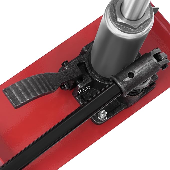 Lawn Mower Lift, 500Lbs Lawn Mower Lift Carbon Steel Hydraulic Lift Jack Lawnmower Lift Tool Adjustable Lawnmower Lifts w/Hydraulic Foot Pedal for Garden Tractors All-Terrain Maintenance and Repair