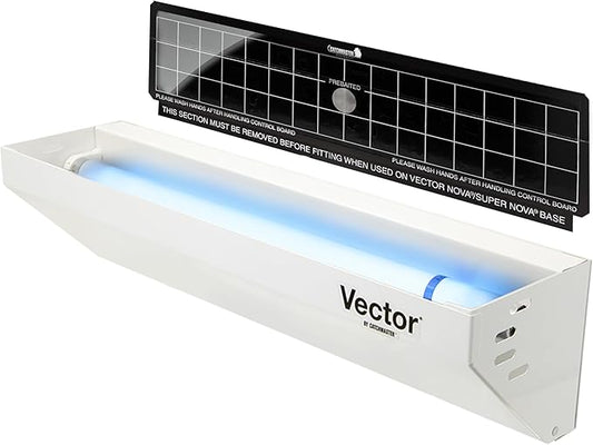 Catchmaster Vector Optima Light Trap, UV Light Fly Traps for Home, Gnat Traps for House Indoor, Shatterproof Bulbs, UV Lamp Insect Killer, Bug Catcher for Kitchen, Garage, & Warehouse - White