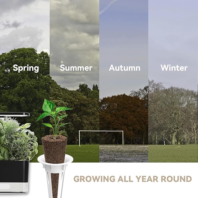 inbloom Salsa Seed Pod Kit for Aerogarden Hydroponics Growing System Kit, 7-Pods (350+ Seeds Included Cherry Tomato, Pepper & Cucumber), Grow Anything Hydroponic Supply for IDoo Ahopegarden