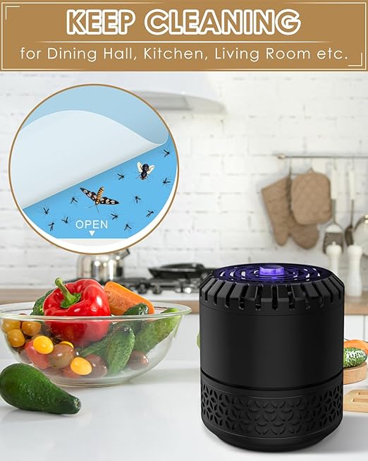 80 Pack 3.4” Replacement Refills for DynaTrap DT152, Indoor Glue Boards Refill Sticky Cards Compatible with DynaTrap DT152, for Katchy Duo and Other Models