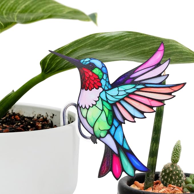 Hanging Planters for Indoor Outdoor Plants-Planters Hanging Plant Hummingbird Bird Decor Garden Decor Plant Accessories Farmhouse Decor-Gifts Ideas for Mom