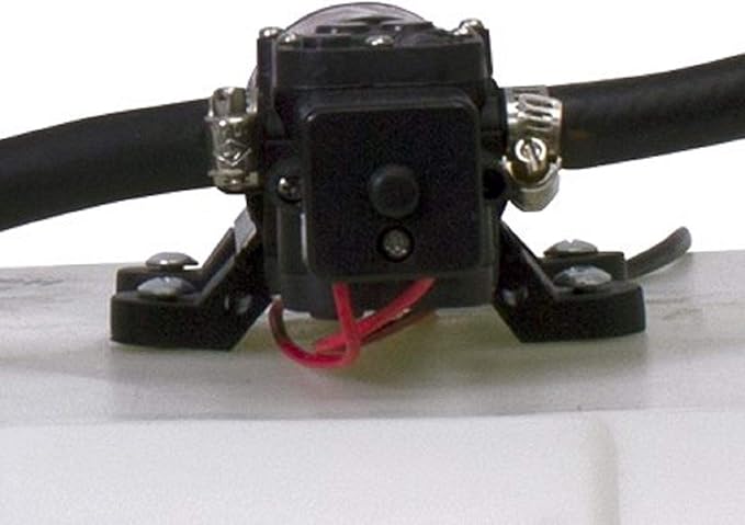 Chapin 97200E Made in the USA 15 Gallon ATV/UTV 12 Volt Mounted Spot Sprayer With 6 Inch Wide Mouth, High Performing 12 V Diaphragm Pump and Filtration System and 18 Inch Spray Wand, Translucent White