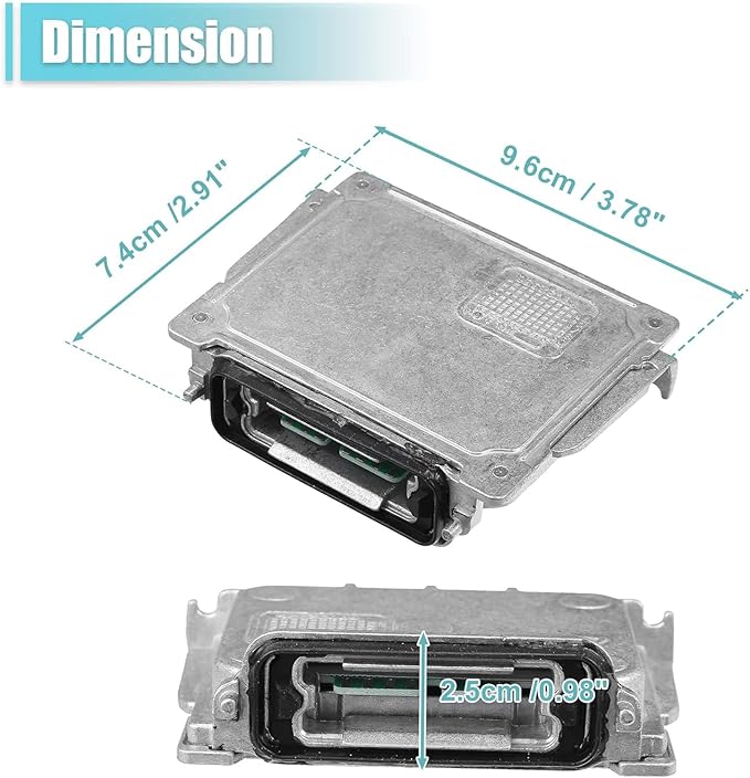 O-NEX Xenon D1S 35W HID Headlight Ballast 89034934 4L0907391 Factory OEM Direct Replacement Control Unit Module Fits for BMW 128i for Audi Q7 for GMC Acadia for Volvo S60 XC90