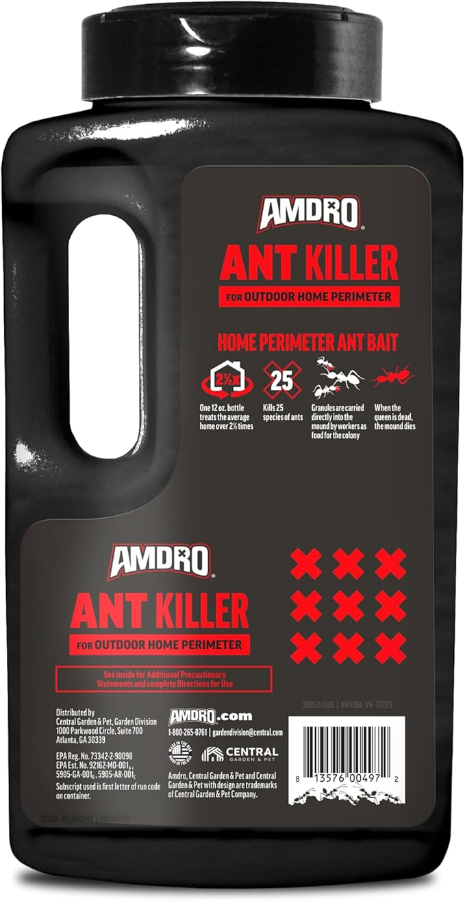 Amdro Ant Killer for Outdoor Home Perimeter, 12oz