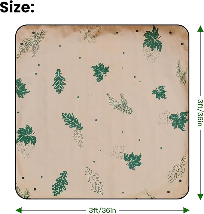 2PCS 3x3FT Repotting Mat for Indoor Plants, Heavy Duty Thickened Gardening Mat, Waterproof Plant Transplanting Potting Tray Foldable