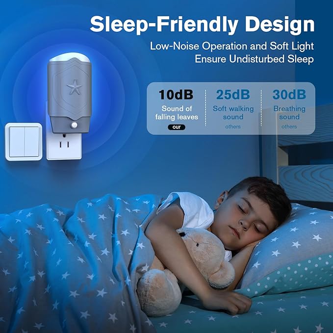 2 Flying Insect Traps & 2 Refill Glue, Fly Trap Indoor, Fruit Fly Trap for Indoors, Bug Catcher for Gnats, Mosquitoes, Moths, House Flies, UV & Blue Light, Safe for Any Room, Mess-Free Use