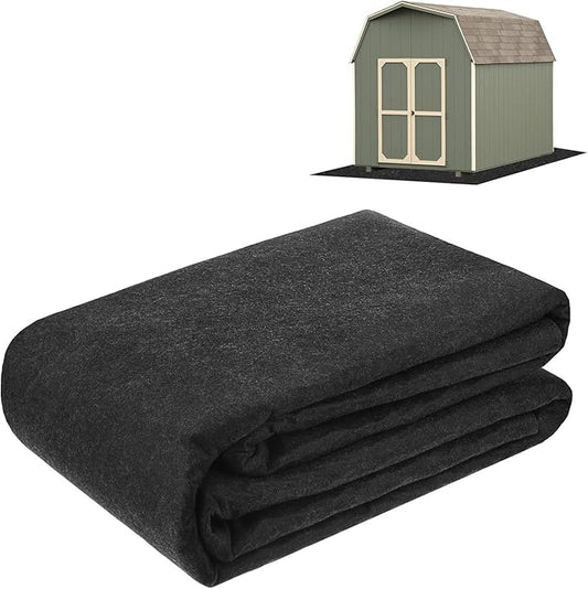 Outdoor Storage Shed Mat, 6x9 FT Waterproof Small Shed Flooring Mat for Patio Furniture Floor Protecting from Wear/Liquid/Dust/Oil, Non-Slip Carport Pad [Grey]