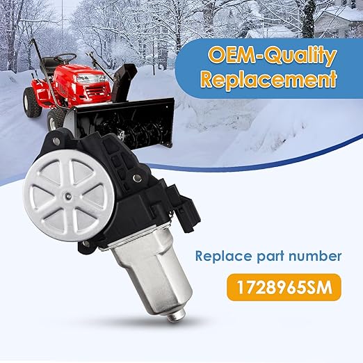 1728965SM Motor Spout Rotator Compatible Witch Murray/Simplicity Spout Rotator Chute Motor Snowblower Snowthrower