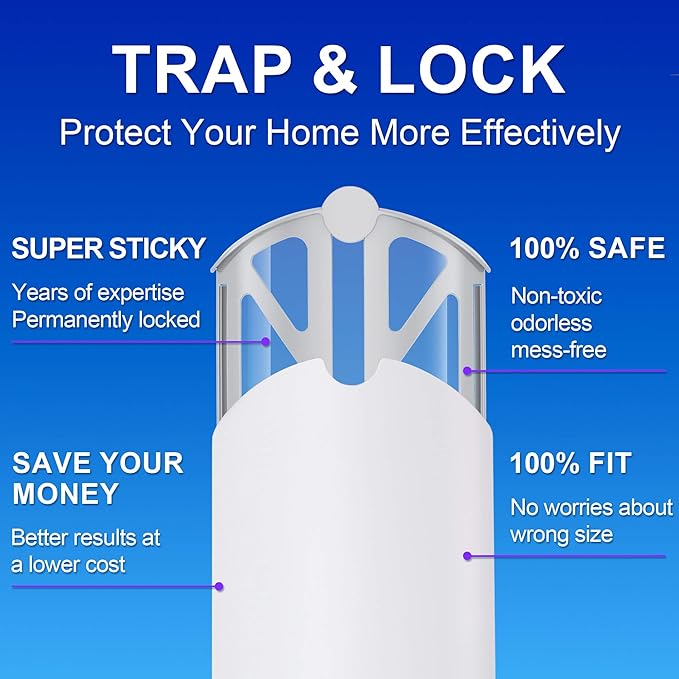 10 Pack Upgraded Refill Cartridges Kit Compatible with Plug-in Light M364 & Max Trap, 100% Fit, Indoor Use Only, Replacement Cartridges Refills Only