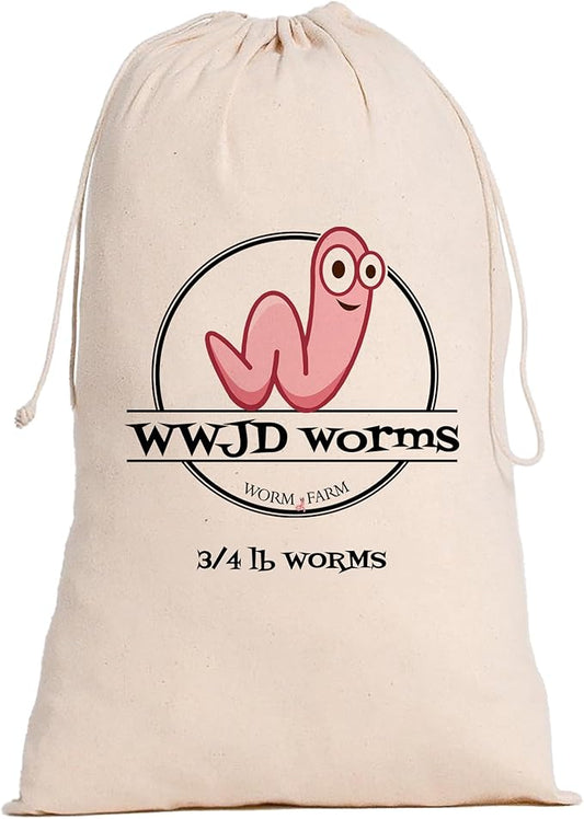 Red Wigglers Composting Worms - 3/4lb (750 Count) Red Worms for Composting Bin, for Plants or Gardening, Compost Worm for Soil Fertility & Worm Farm, Easy to Manage