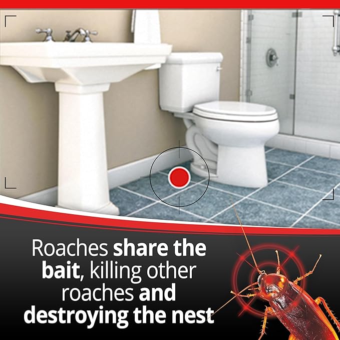 Combat Max Large Roach Killing Bait, 8 count (Pack of 1)