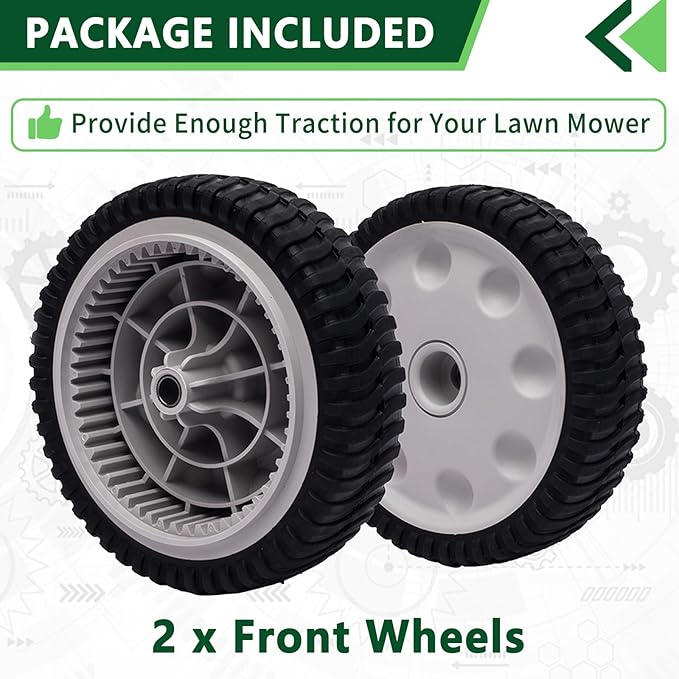 2 Pack 8" X2-1/8" Front Drive Wheel Replaces MTD 734-04018C 734-04018A 734-04018B 12AV569Q597