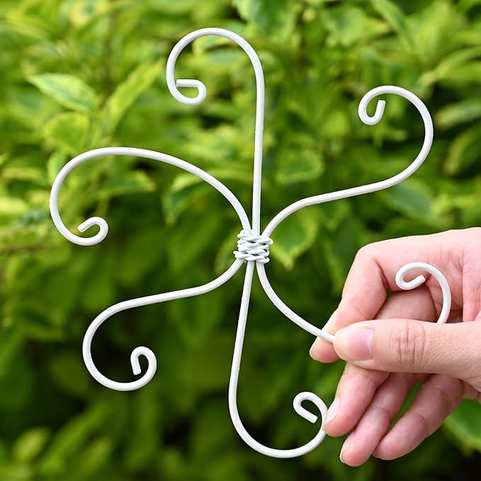 6.5 * 6.5in Monstera Plant Support Hook 5PCS - Durable Stabilizer & Leaf Holder for Indoor Plants, Flexible Installation & Soft Grip Design - Perfect for Fishbone Cactus and Other Houseplants