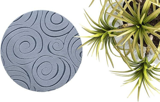 4 Pieces Microfiber, Water Resistant Flower Pot Holder, Absorbent Non-Slip Pot Plant Pad Round Plant Coaster Mat Indoor Flower Plant Protect Mat for Table Desk, or Windowsill (8 Inch, 4, Pack of)