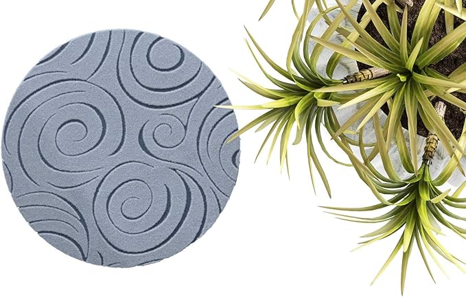 4 Pieces Microfiber, Water Resistant Flower Pot Holder, Absorbent Non-Slip Pot Plant Pad Round Plant Coaster Mat Indoor Flower Plant Protect Mat for Table Desk, or Windowsill (10 Inch, 4, Pack of)