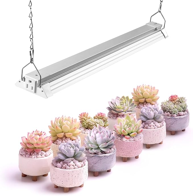 Barrina TX36 2FT LED Grow Light, 36W(200W Equivalent), High PPFD, Full Spectrum, Hanging Plant Lights for Indoor Growing, Grow Lights for Seed Starting, Vegetables with On/Off Switch, Linkable, 1 Pack