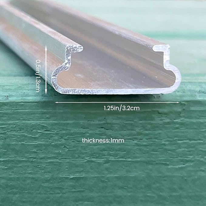 10 Set Greenhouse Spring Wire and Lock Channel Kit,6.6 FT PVC-Coated Wires & Aluminum Channels for Plastic Film,Shade Cloth Attachment System