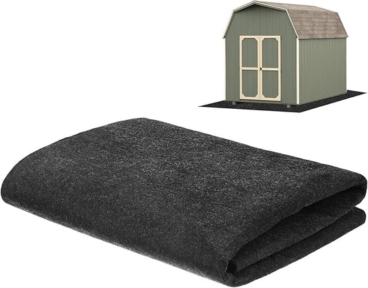 Outdoor Storage Shed Mat, 2.5x4 FT Waterproof Small Shed Flooring Mat for Patio Furniture Floor Protecting from Wear/Liquid/Dust/Oil, Non-Slip Carport Pad [Grey]