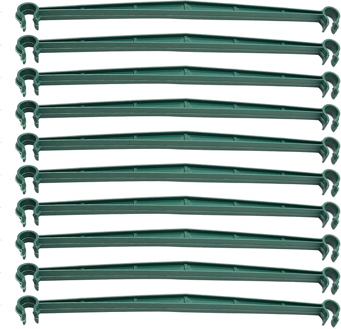 50PCS Stake Arms for Tomato Cage,11.8 Inches Expandable Trellis Connectors for Climbing Plants, Garden Plants, Vegetables, 16mm