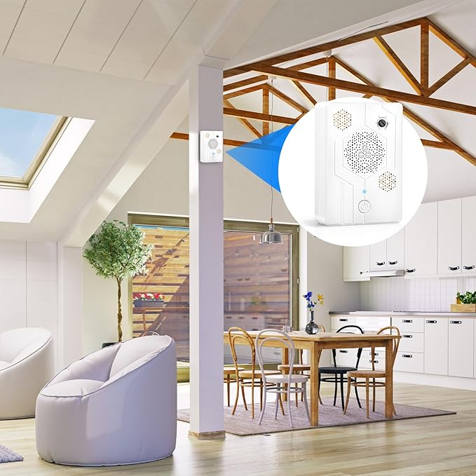 2 Pcs Upgraded Ultrasonic Bat Repellent for Attic,Garage Indoor & Outdoor Use,Humane & Effective Rechargeable Bat Deterrent Devices Reject Repelling System,Get Rid of Bats Keep Away Home Farm