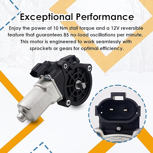 1728965SM Motor Spout Rotator Compatible Witch Murray/Simplicity Spout Rotator Chute Motor Snowblower Snowthrower