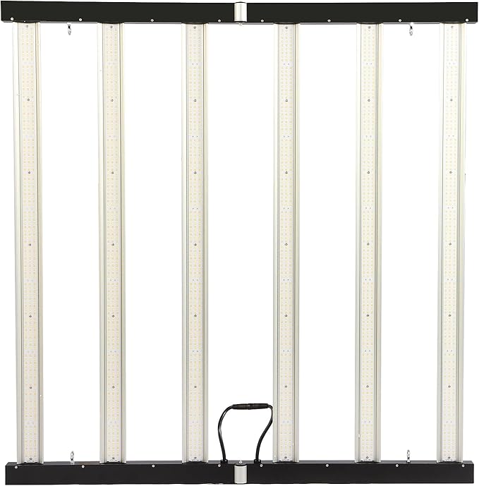 Lucius 720W LED Grow Light with LM281B Diodes, Full Spectrum Grow Lamp for Indoor Plants, 1872μmol/s, 2.6μmol/J, 5x5ft Coverage, Dimmable 0–100%, 120/240/277V, Ideal for Hydroponics, Greenhouse