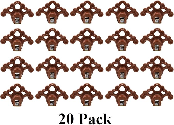 Plastic Roof Ice Guard Snow Guard Snow Stops for Standing Seam Metal Roofing - Multi-Color/Multi-Pack Listing (20, Bronze)