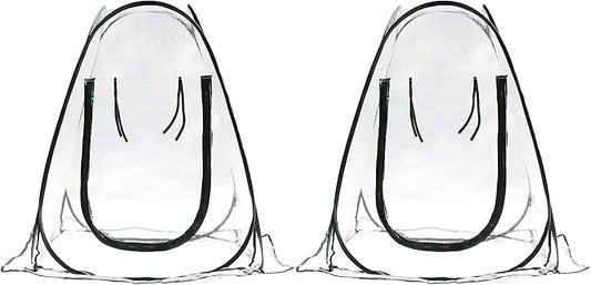 Gardzen 2-Pack 27"x27"x31" Pop up Grow Greenhouse Small Greenhouse, Portable Plant Flowers Mini Green House Cover for Outdoor & Indoor Use