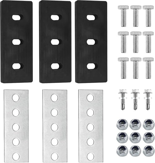 Cenipar 1/4" Snow Blower Impeller Modification Kit-3-Blade Universal-for Modifies 2-Stage Machine, Improve Efficiency of The Snow Blower(3Pack)