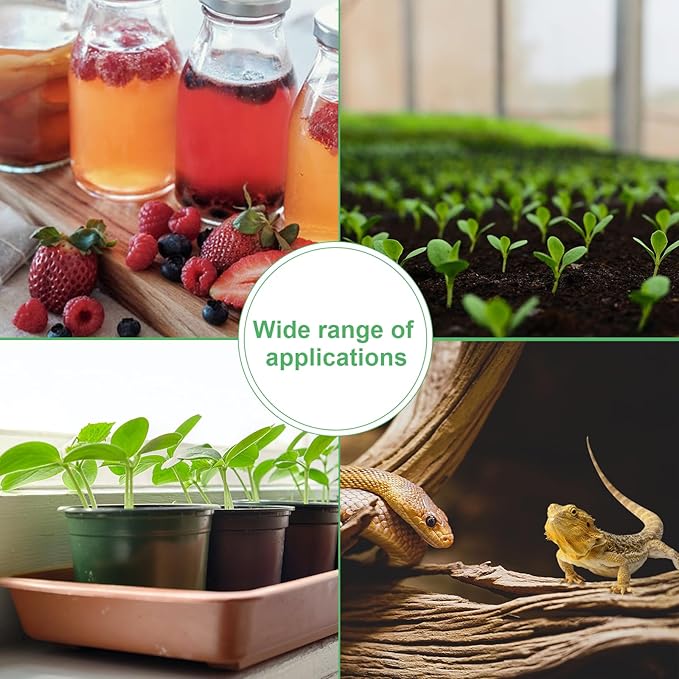 Bestio Seedling Heat Mat 10 x 20.75 in 2 Pack Waterproof Plant Heat Mat for Seed Starting Seed Warming Mat for Seedling Germination,Hydroponic Plant