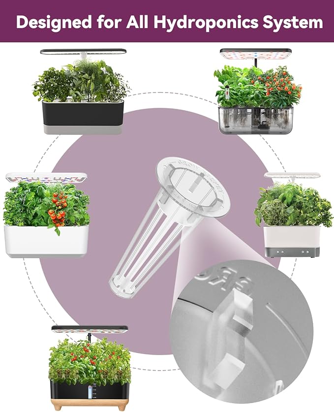 Salad Seed Pod Kits for AeroGarden, Ahopegarden, iDOO Hydroponics Growing System Herb Garden, 400+ Seeds, Including American Fast Lettuce, Buttercrunch Lettuce, Red Cherry Tomato(24-Pods)