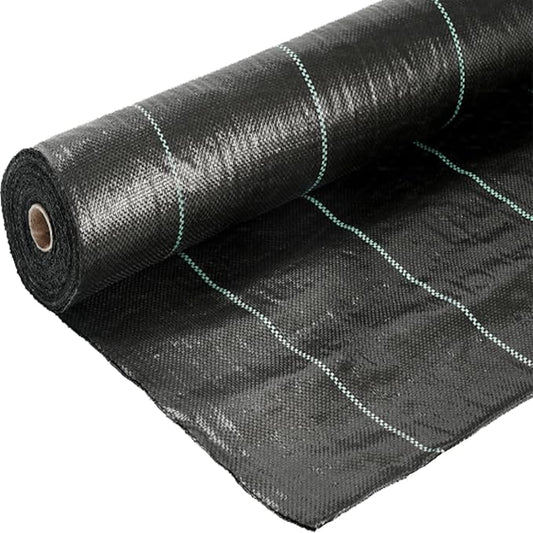 Ashman Landscape Fabric Weeds Blocking Mat 4' x 50', Heavy-Duty Weeds Barrier Protection for Gardens and Landscaping