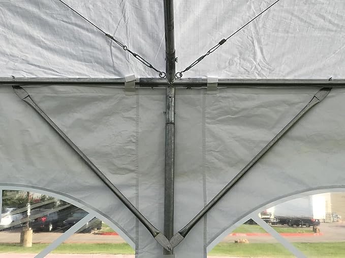 DELTA 30'x20' PE Marquee Tents for Parties, Party Tent, Carpas para Fiestas, Outdoor Wedding Tent, Heavy Duty Waterproof Canopy, Outdoor Event + Storage Bags