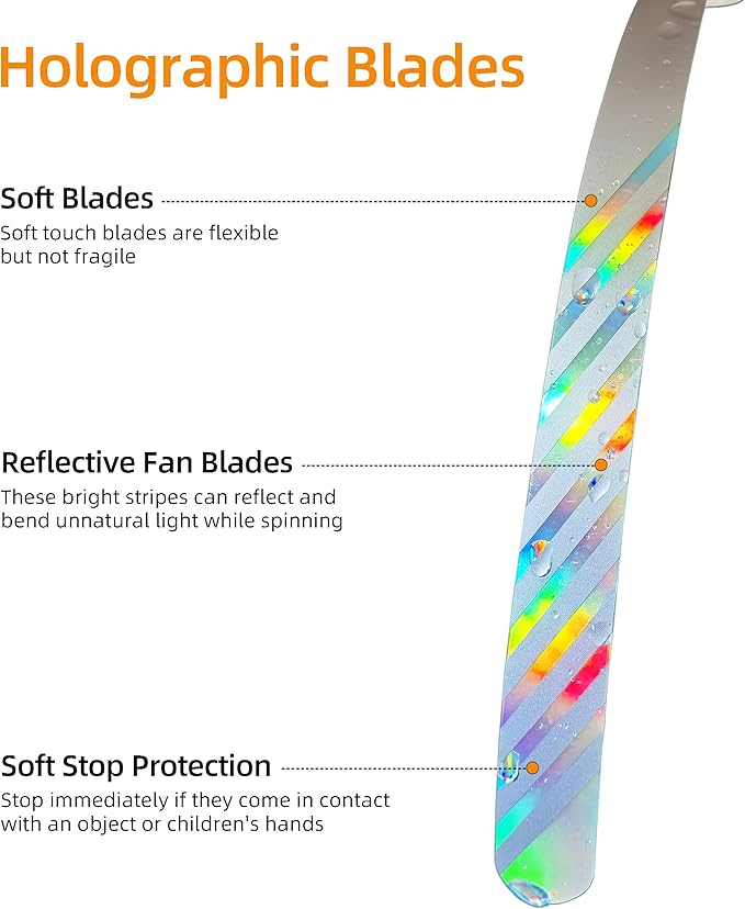 4pack Food Fan for Indoor Meals,Portable Fan for Restaurant,Party,Picnic,Outdoor Dinner(Black)