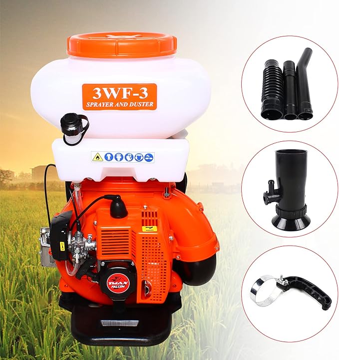 Gas Powered Backpack Fogger, Portable Sprayer Fogger Machine, Garden Sprayer Machine Mist Blower with 14L Tank, for Sanitation Spraying, Greenhouses