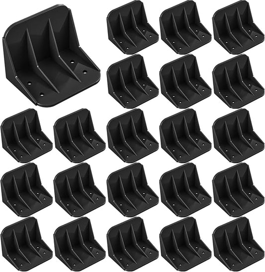 Taiyin 25 Pack Large Snow Guards for Metal Roofs 4 x 3 x 3 Inch Jumbo Ice Guard Snow Block Stops for Prevent Sliding, Without Screws or Adhesive (Black)