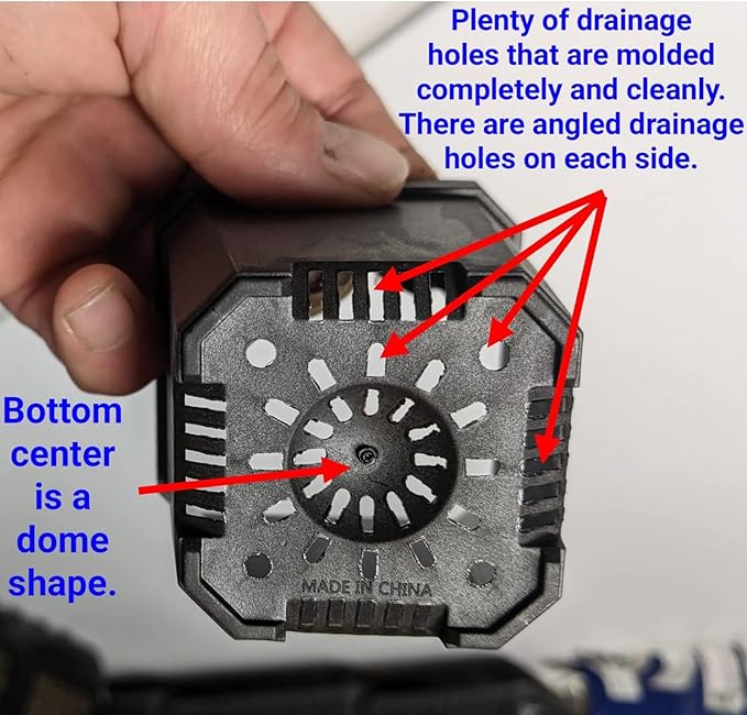 JOIKIT 120 Pack 3 Inch Black Square Nursery Pots, Plastic Plant Seedling Pot with Drainage Hole Saucers, Small Nursery Transplant Starter Planter for Indoor Outdoor Garden Office Balcony