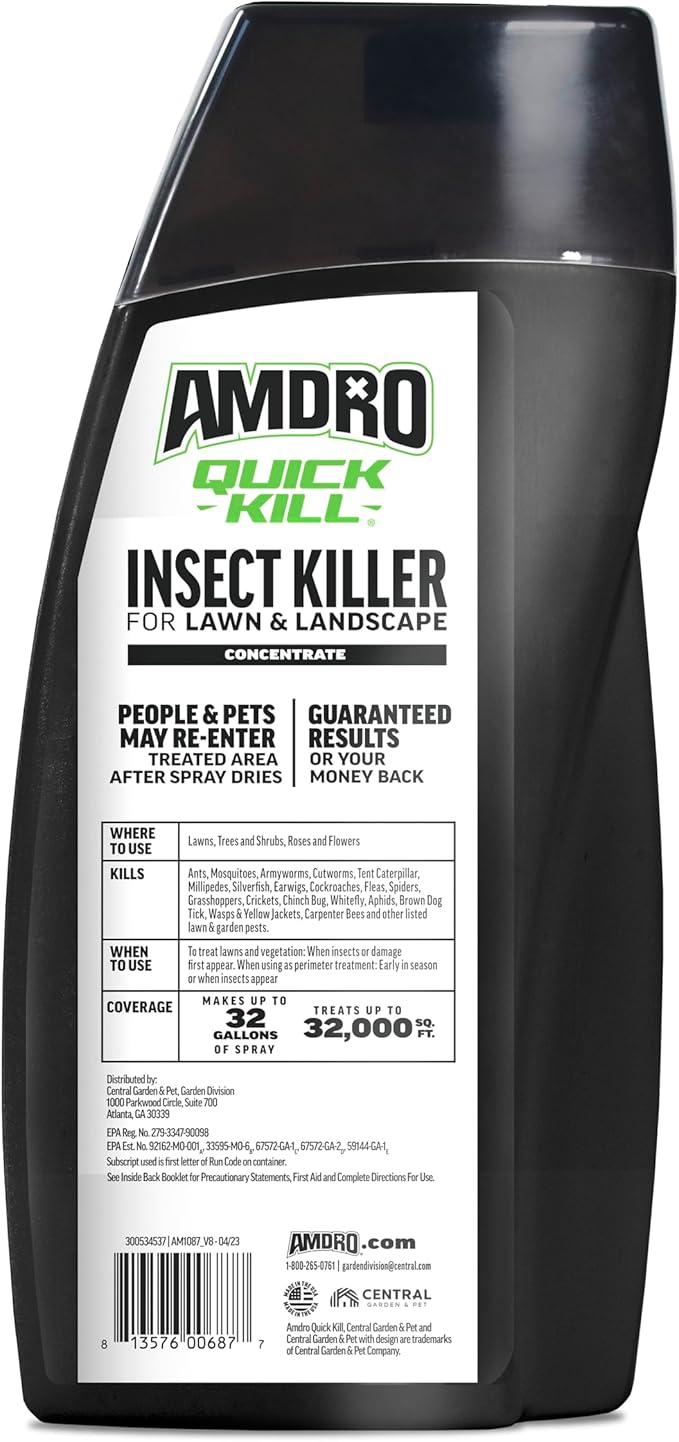 Amdro 100550457 Quick Kill Outdoor Insect Killer, 32 oz