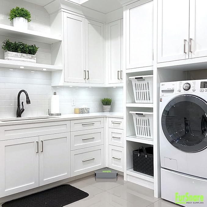 Mouse Bait Station for Outdoor & Indoor with Keys - Mice Traps for House Indoor Kill - Mouse Poisoning Bait Box for Home, Pest Control - Reusable, Safe for Kids & Pets (12 Pack, Gray)