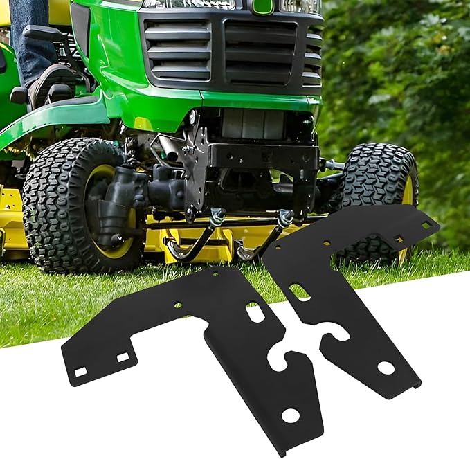 AUTOVIC Snowplow Mounting Brackets Front for John Deere 46" Shovel/Snow Sweeper Mounting Bracket Replace for GXH24760 GXH24761 1Pair