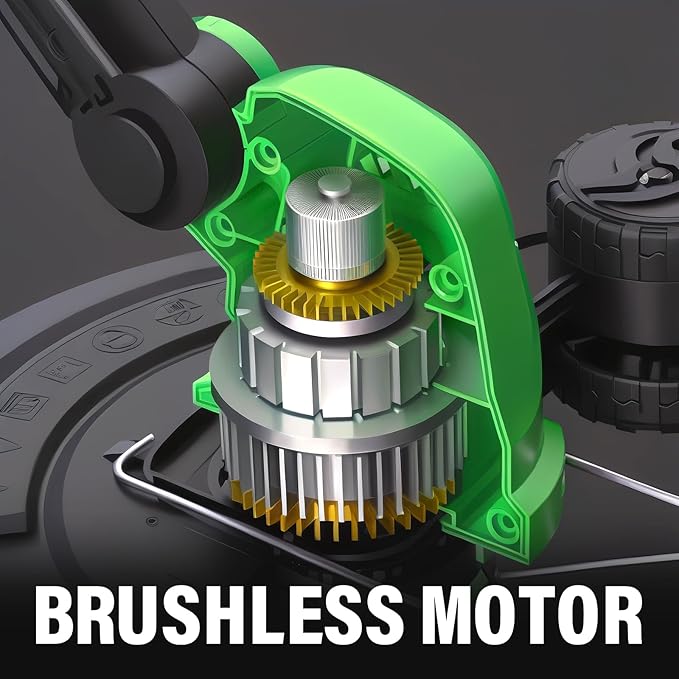 SOYUS Cordless 13 Inch 20V Lawn Mowers & 20V 12 Inch Weed Wacker