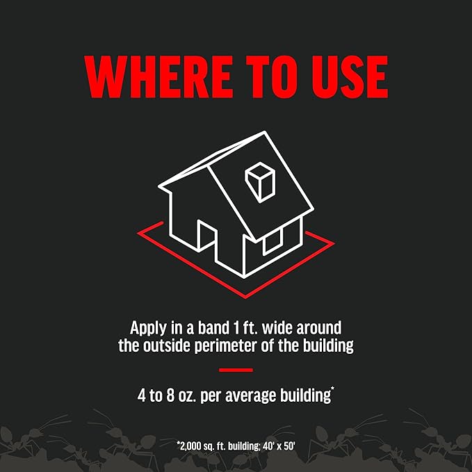 Amdro 100550427 Ant Killer for Outdoor Home Perimeter 24 oz, Black Label