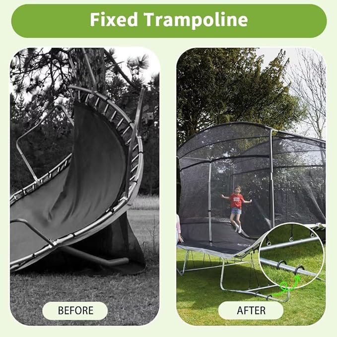 Rebar-Stakes-12-Inch, Ground Stakes Heavy Duty U-Hook Black Coated Anti-Rust Heavy Duty Ground Anchors for Garden Dog Fence Chicken Coop Christmas Decorations Deer Fence 20pcs