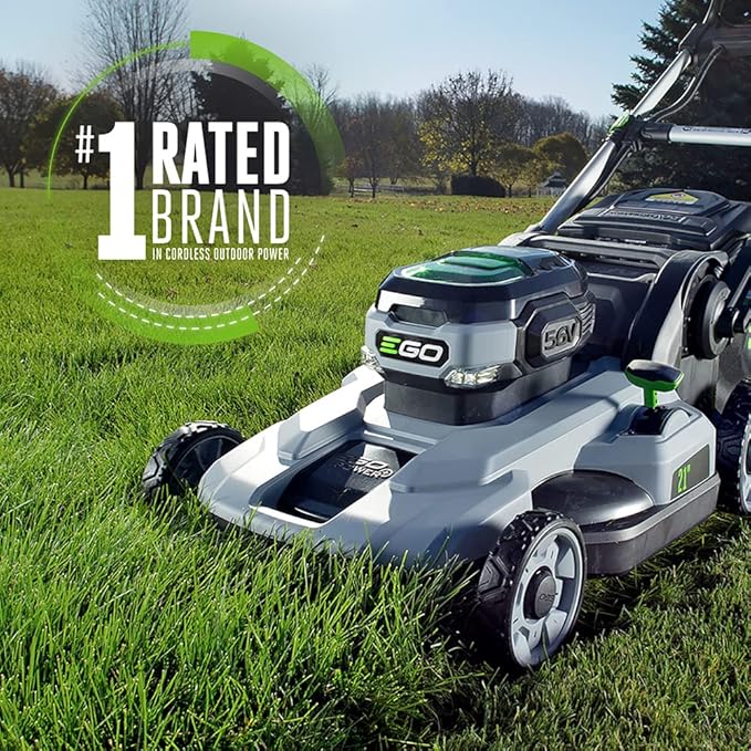 EGO POWER+ Electric Lawn Mower, Cordless, Includes 56V 5.0Ah Battery And Rapid Charger - LM2101