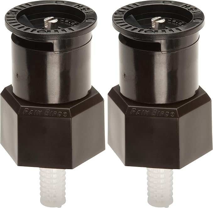 Rain Bird A17H Shrub Spray Nozzle, 180° Half Circle Pattern, 8' - 15' Spray Distance (Pack of 2)