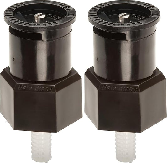 Rain Bird A17H Shrub Spray Nozzle, 180° Half Circle Pattern, 8' - 15' Spray Distance (Pack of 2)