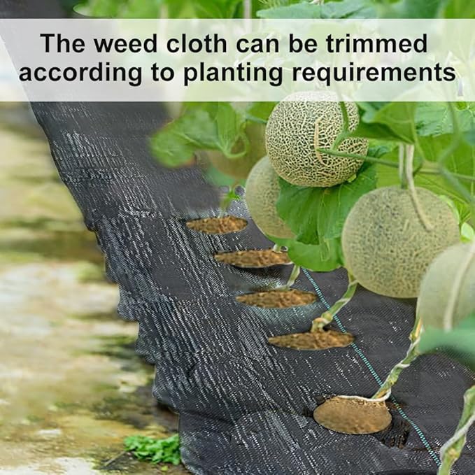 6ft x 330ft Landscape Fabric Durable Weed Barrier Mats Prevent Weeds, Easy Install Weed Blocker, Premium Weed Barrier Fabric