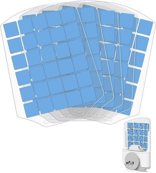 5PCS Refills for WowCatch Flying Insect Trap N386E, Original Super Sticky Cards, High Efficiently Stick Fruit Flies, Gnats, Moths, and Houseflies (Refill Only)